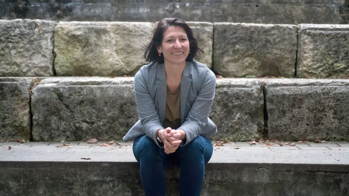 (ohne Überschrift): Vorsicht: Dieses Foto ist möglicherweise nur für den einstigen Verlag Schwäbisches Tagblatt verwendbar. Julia Menzler, neue Rektorin der Gemeinschaftsschule der GSS
19.01.22 Bild: Ulrich Metz