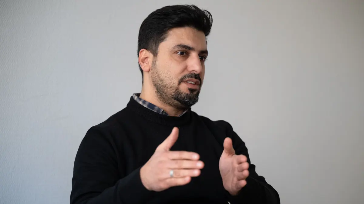 Khalat Kareem als Wochengast in der Redaktion