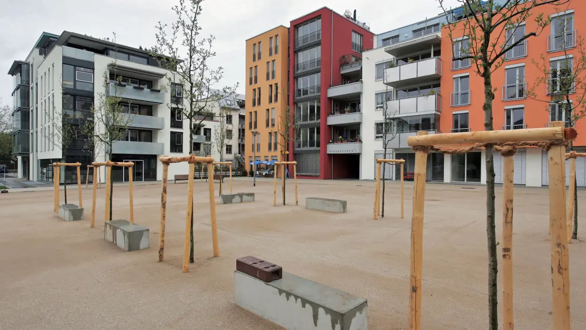 Das Französische Viertel in Tübingen: Die architektonische Vielfalt im Französischen Viertel gefällt nicht allen.