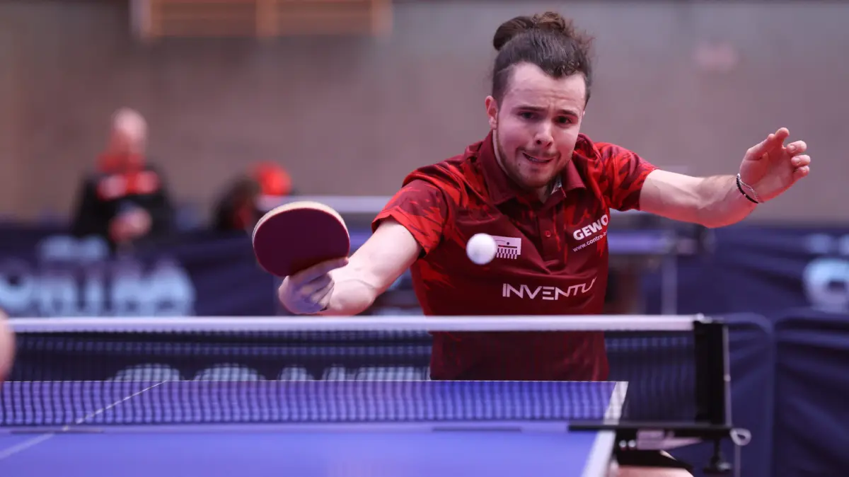 Marius Henninger aus Untergröningen spielt in der zweiten Tischtennis-Bundesliga für den 1. FC Saarbrücken