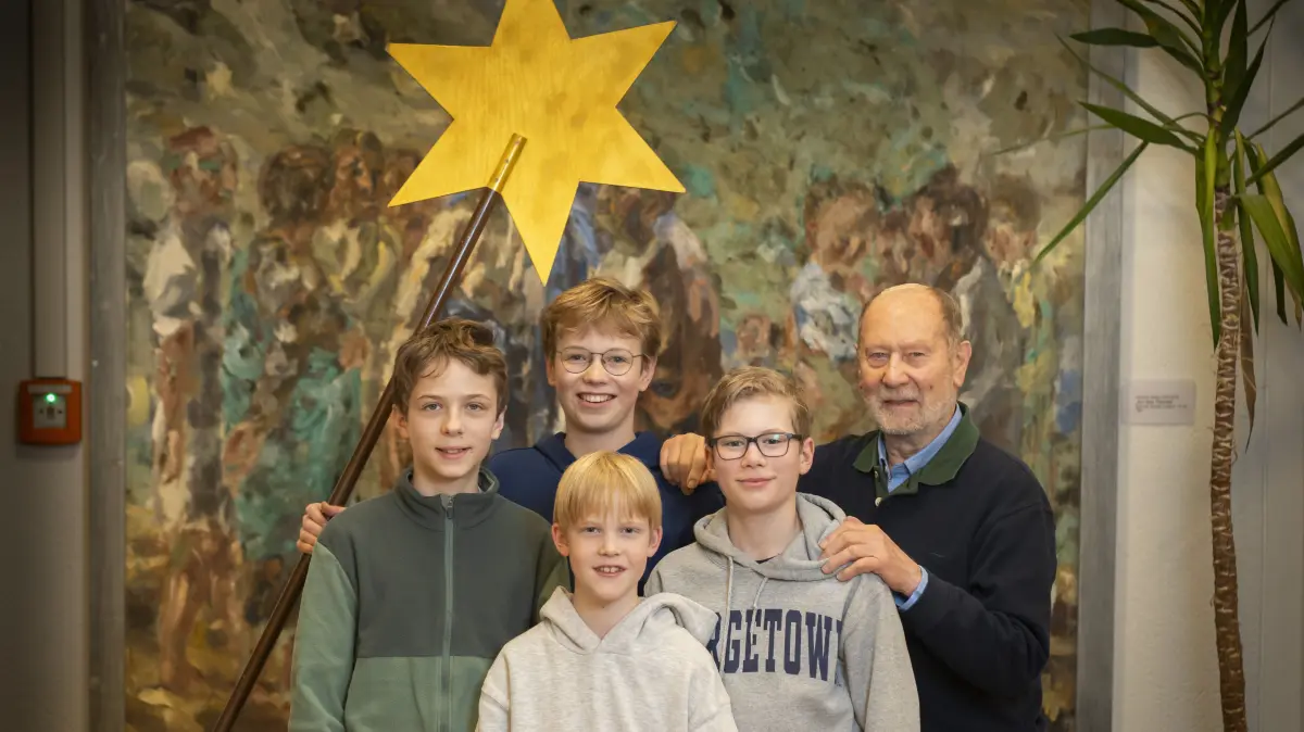 Ulmer Sternsinger im Kanzleramt; die vier Sternsinger berichten wie es war St.Georgskirche Ulm