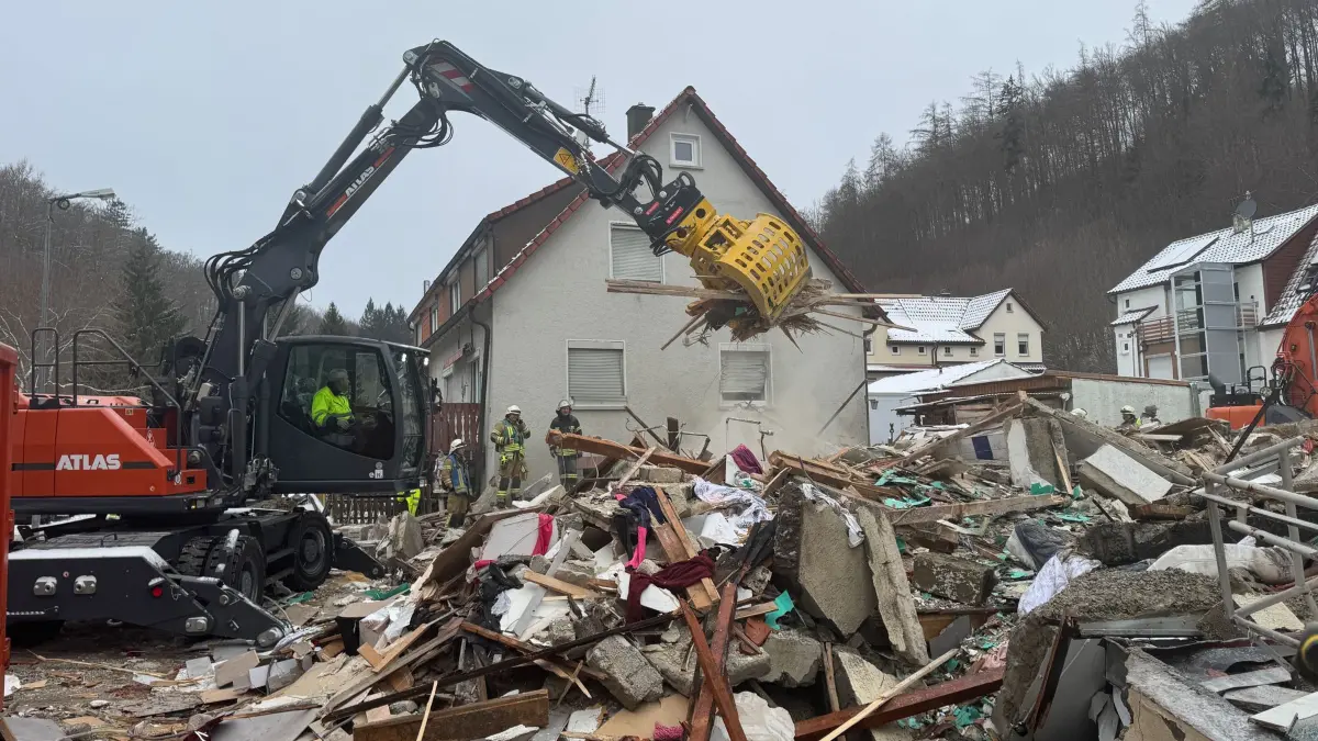 Explosion in Wohnhaus