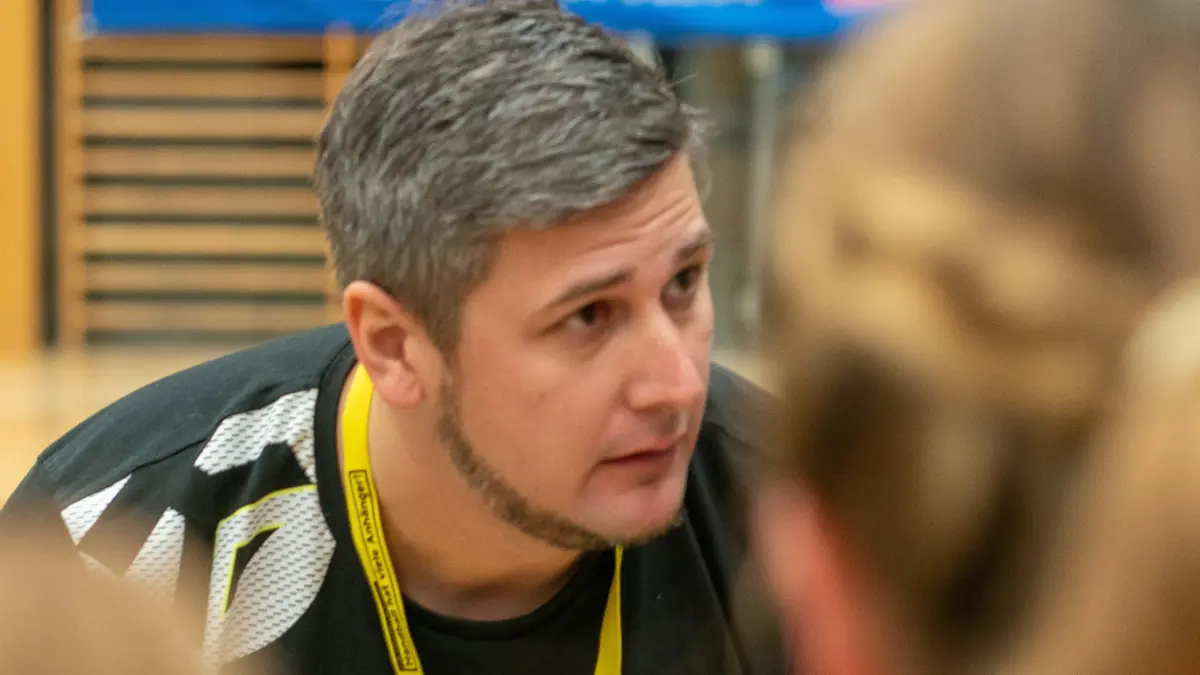 Handball Verbandsliga, Derby SC Lehr schwarz Trainer Felix Hirsmüller - SG Burlafingen/Ulm: Handball Verbandsliga, Derby SC Lehr schwarz Trainer Felix Hirsmüller - SG Burlafingen/Ulm