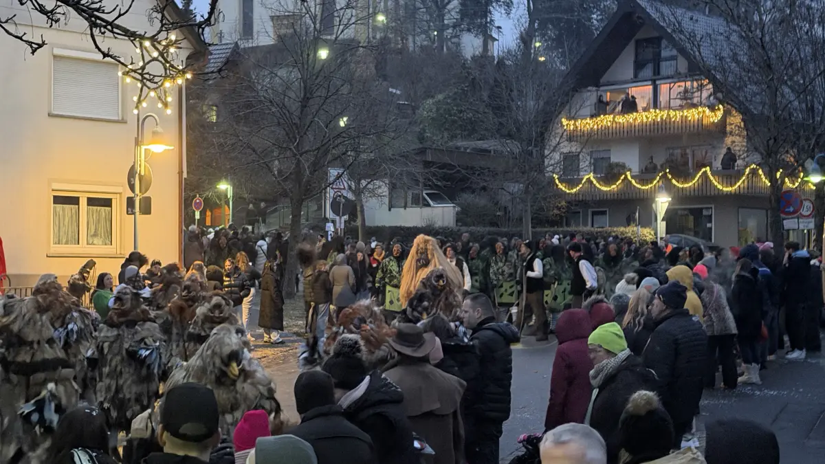 Jubiläumsumzug der Lenau Hexa in Steinhofen