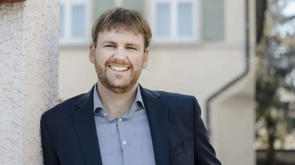 Lukas Walter aus Kirchheim will Bürgermeister in Berghülen werden.
