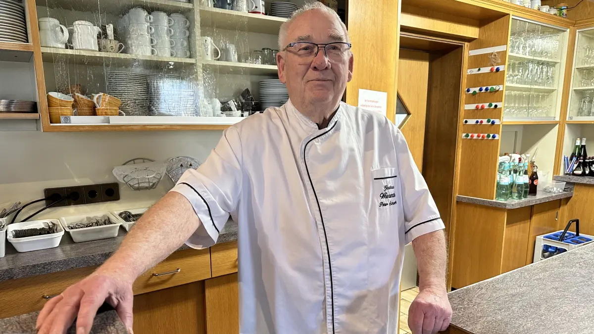 Peter Schwark schaut nostalgisch auf seine 31 Jahre im Dautmerger Restaurant "Wiesental" zurück.