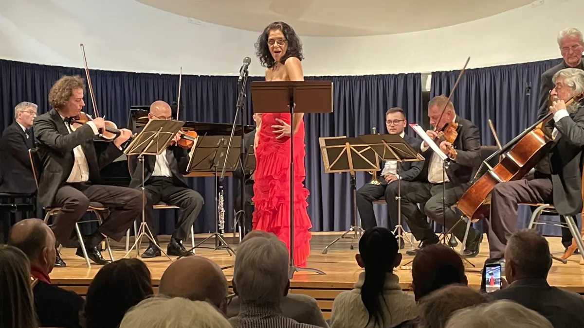 Das Johann-Strauss-Festival Ensemble spielte berühmte Stücke beim Neujahrskozert in der Zehntscheuer.