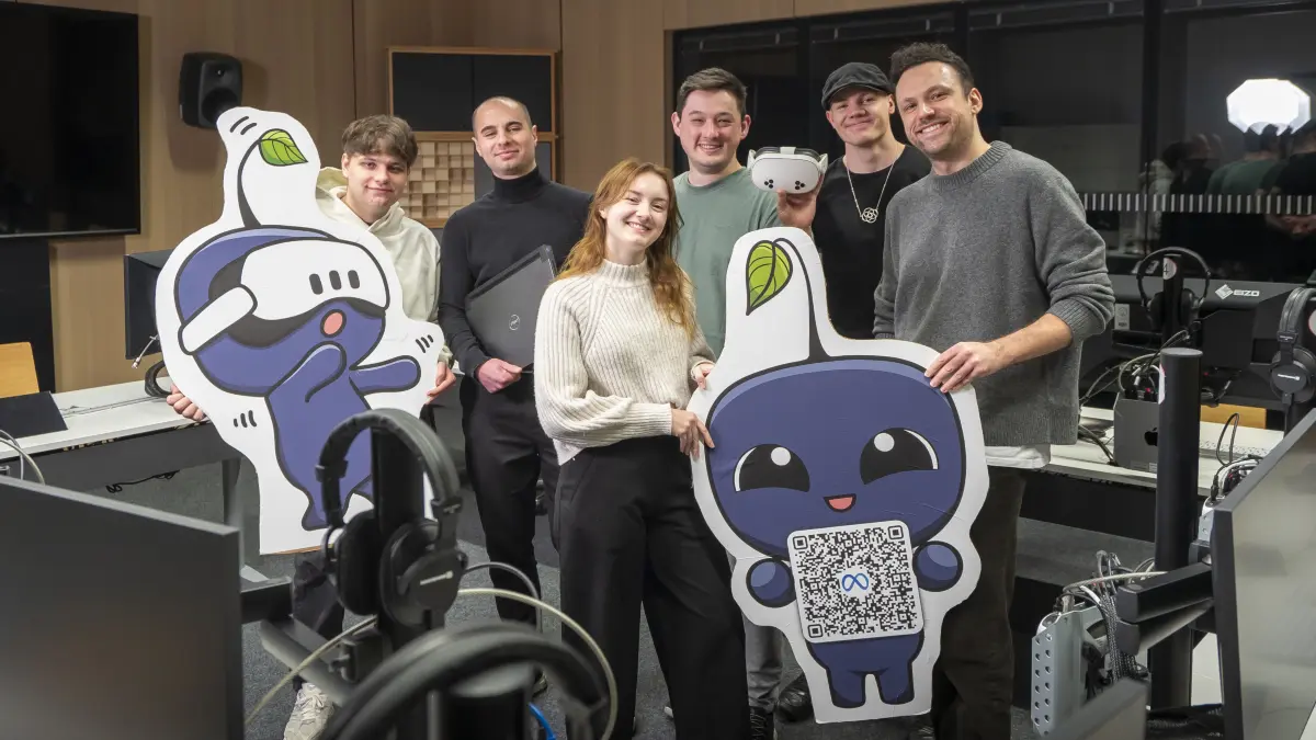 FH Neu-Ulm Game-Produktion und Management Studiengang entwickelt VR Spiel zur ERmittung von Bewegungsdaten der Hand