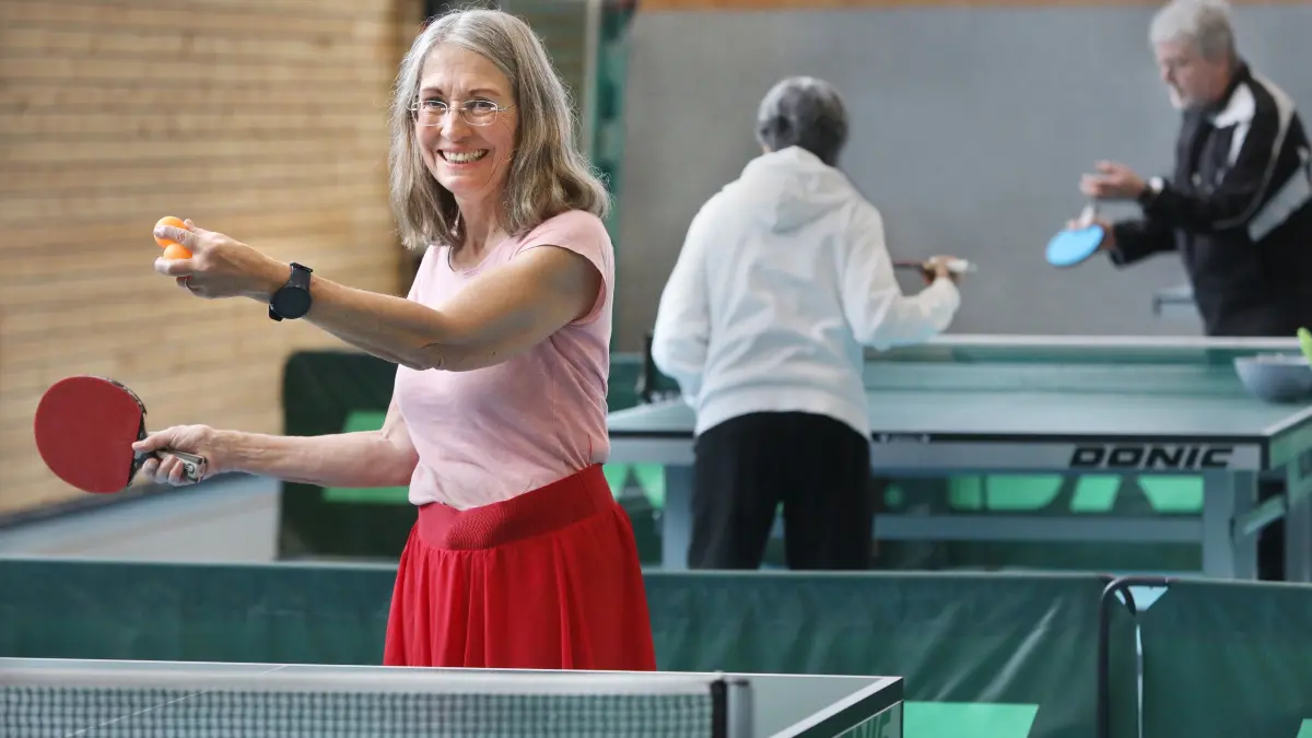 Christiane Schweizer Parkinson Tischtennis