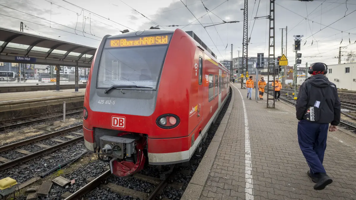 Kein Fernverkehr, weniger Züge: So läuft der erste Tag der Teilsperrung am Ulmer Hbf