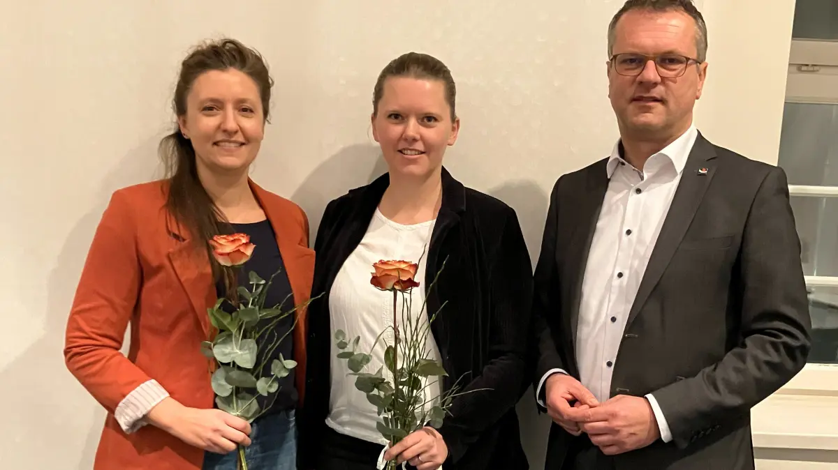 Simone Schmid (links), Christina Gsell, Stephan Neher