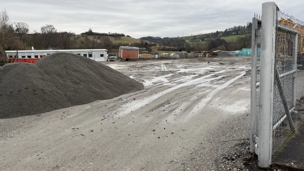Baustelle alte Salzhalle/Neubau Feuerwehr-Magazin in Bühlertann