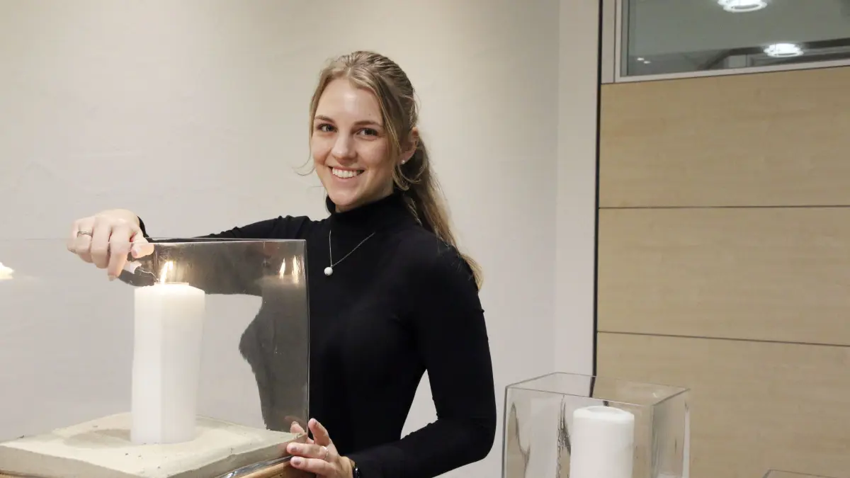 Emily Maichle, die sich um den Titel Miss Handwerk 2026 bewirbt.