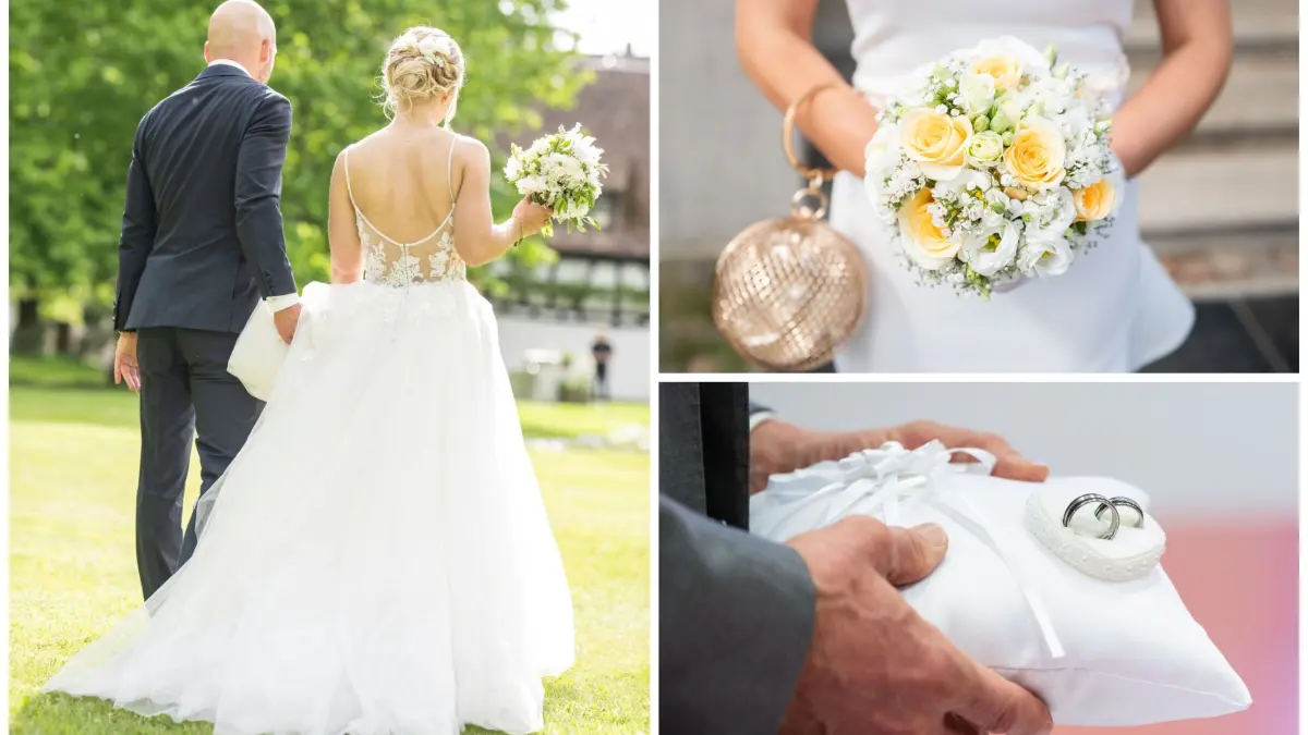 Collage Hochzeit