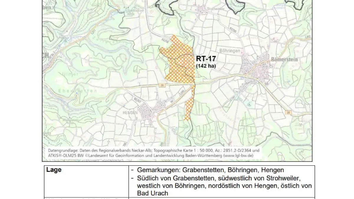 Die schraffierten Flächen zeigen, wo Windräder prinzipiell genehmigungsfähig wären. Ob dort tatsächlich gebaut wird, steht damit noch nicht fest.