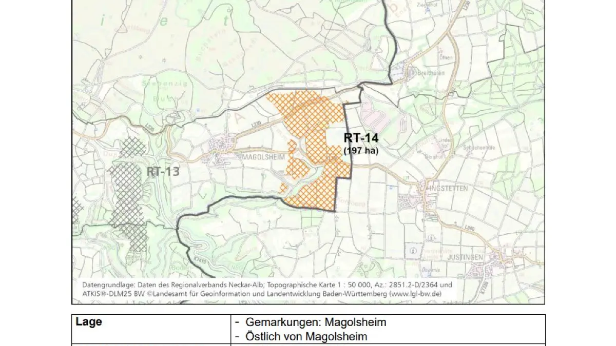 Die schraffierten Flächen zeigen, wo Windräder prinzipiell genehmigungsfähig wären. Ob dort tatsächlich gebaut wird, steht damit noch nicht fest.