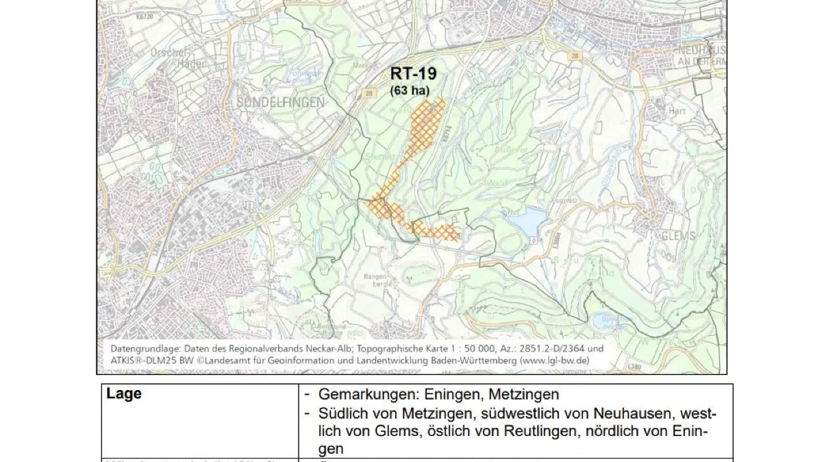 Die schraffierten Flächen zeigen, wo Windräder prinzipiell genehmigungsfähig wären. Ob dort tatsächlich gebaut wird, steht damit noch nicht fest.