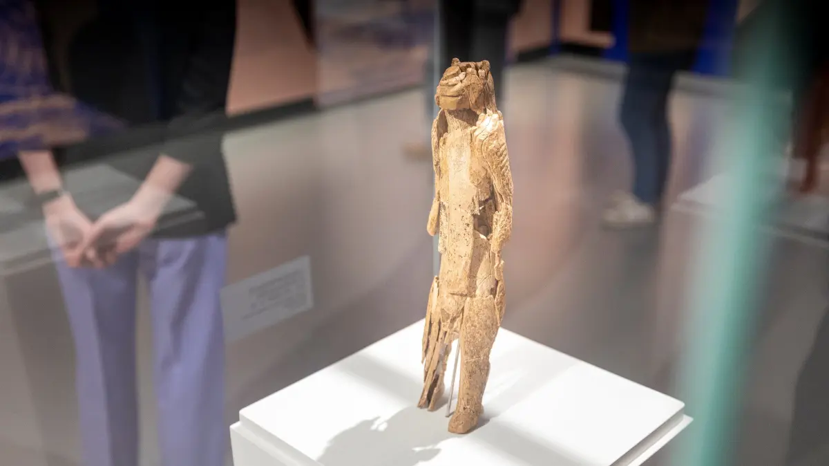 Kunsthalle Weishaupt: Pressetermin "Fabelhaft! Der Löwenmensch und seine Nachfahren" - Von Chimären und Cyborgs: Neue Präsentation des Museum Ulm zur Kulturgeschichte der Mischwesen, rund um den Löwenmenschen
