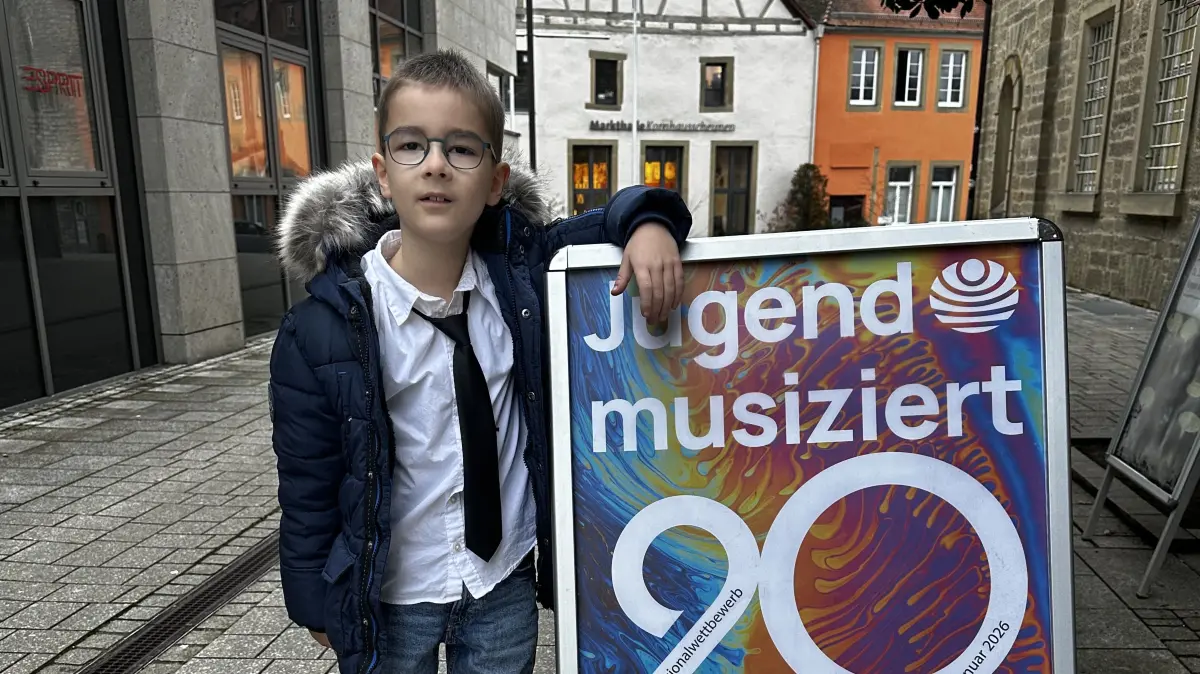 Jonah Zimmermann war einer der jungen Pianisten beim Regionalwettbewerb Jugend musiziert im Haus der bildung in Schwäbisch Hall