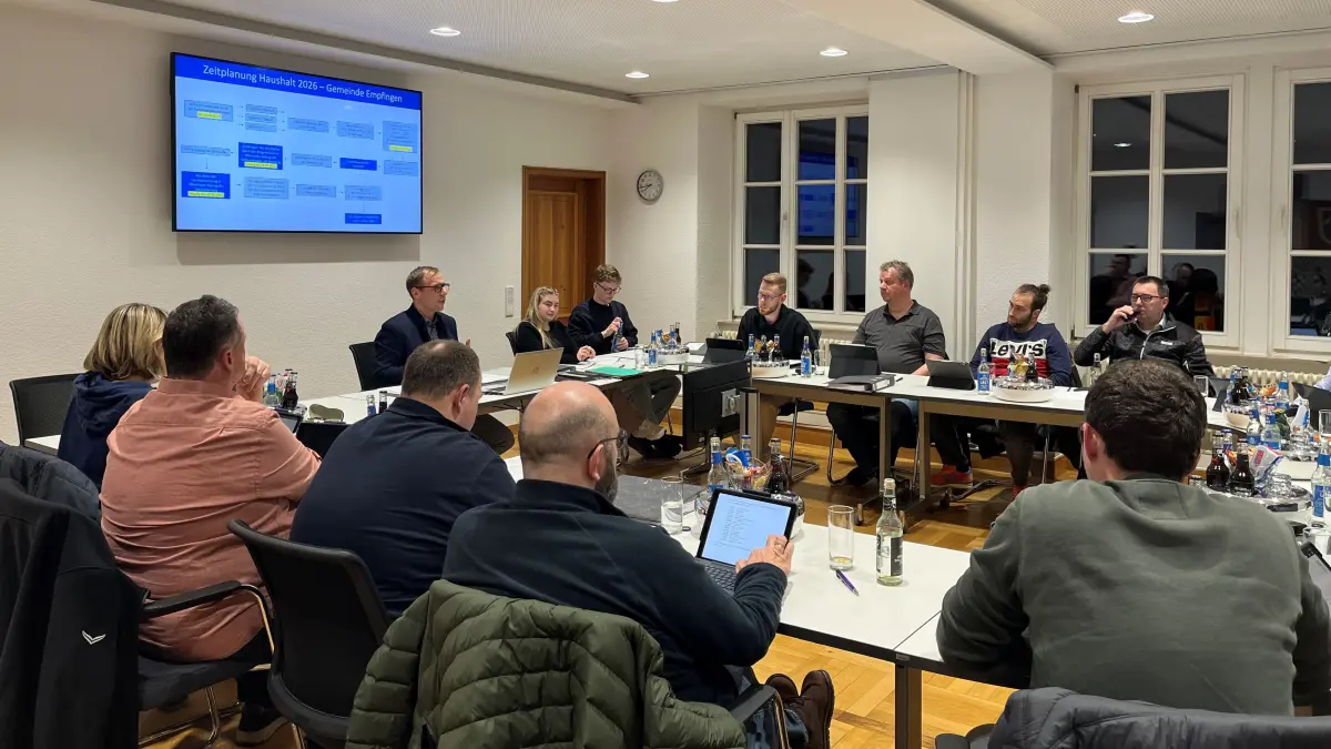 Haushalt 2026 Sitzung Gemeinderat Empfingen
