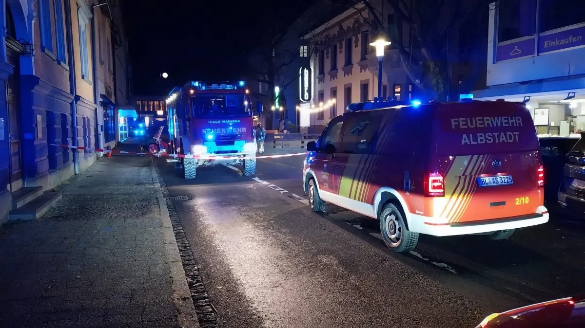 Gasgeruch in Albstadt Einsatz