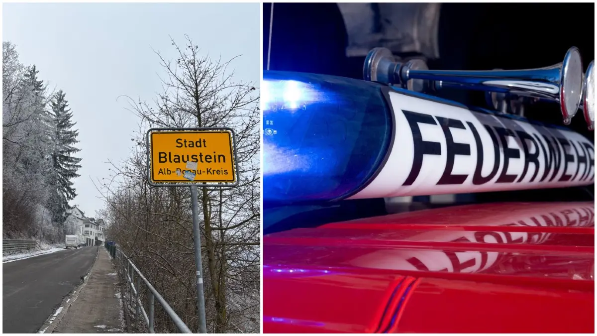 Brand in Blaustein