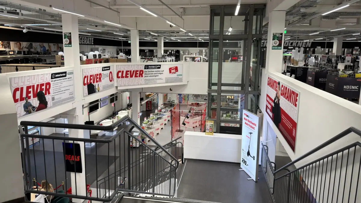 Der neue Media-Markt im Betzinger Gewerbegebiet Mark-West: Hier war lange Jahre ein Saturn untergebracht.