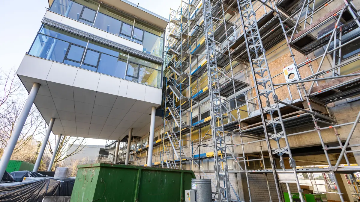 Göppingen Baustelle Hogy Hohenstaufen-Gymnasium