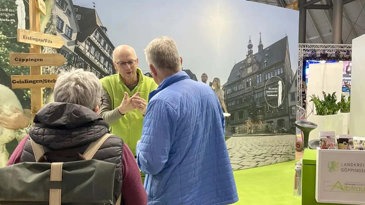 Eislingen hat sich auf der CMT in Stuttgart präsentiert und gezeigt, was die Stadt im Kreis Göppingen so besonders macht.