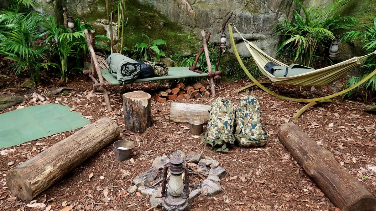 „Snake Rock“ ist das kleinere und weniger komfortable Camp.