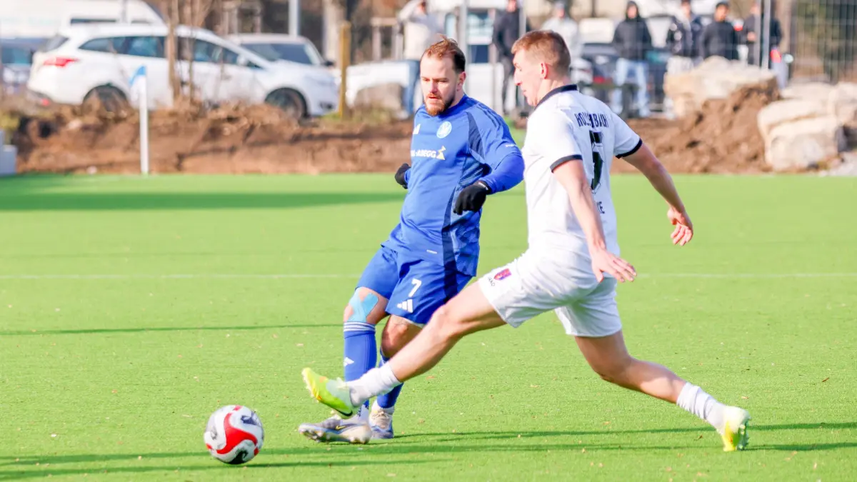 Fußball Testspiel Januar 2026 Sportfreunde Schwäbisch Hall - FSV Hollenbach 0:4