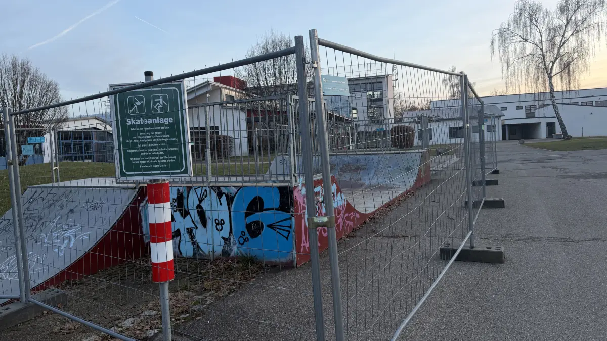 Die Halfpipe bei der Grundschule Bisingen ist schon seit Wochen gesperrt.