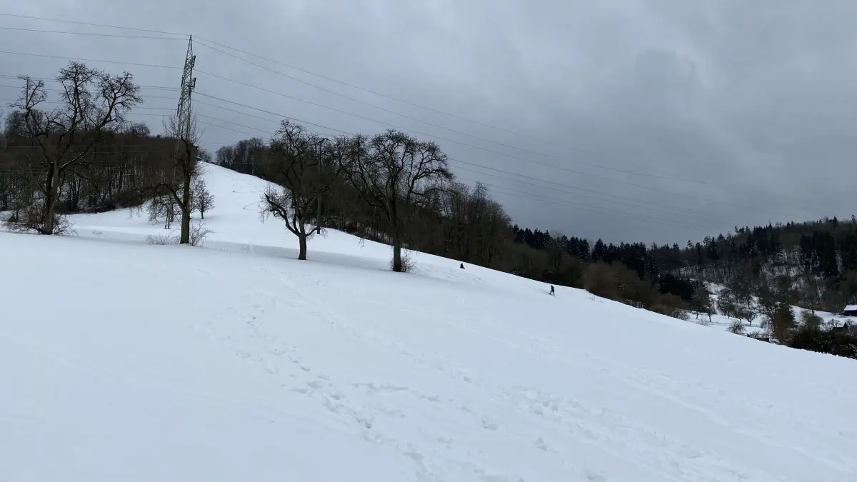 Schneechaos in Gaildorf