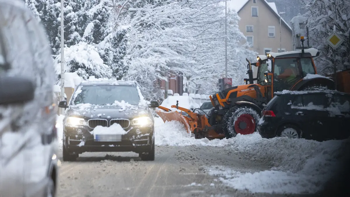 Schnee in Geislingen
