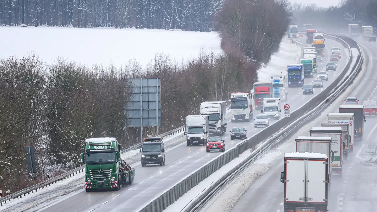 A6 im Schnee