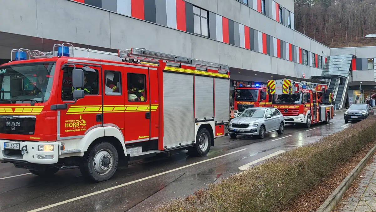 Brandalarm im Einkaufszentrum Horb