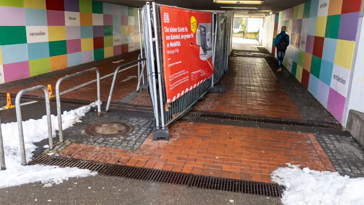 Eislingen Schlosspassage Unterführung