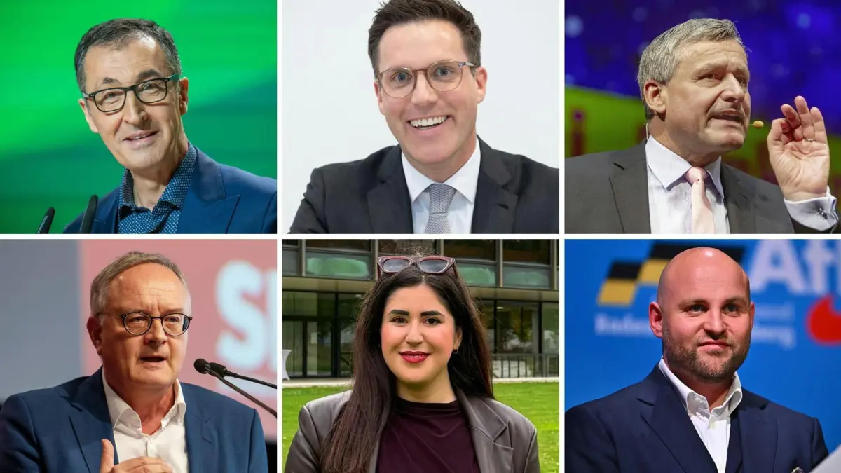 Bei der Podiumsdiskussion der „Stuttgarter Zeitung“ werden Cem Özdemir (Grüne), Manuel Hagel (CDU), Hans-Ulrich Rülke (FDP), Andreas Stoch (SPD) sowie Mersedeh Ghazaei (Linke) und Markus Frohnmaier (AfD) aufeinandertreffen.