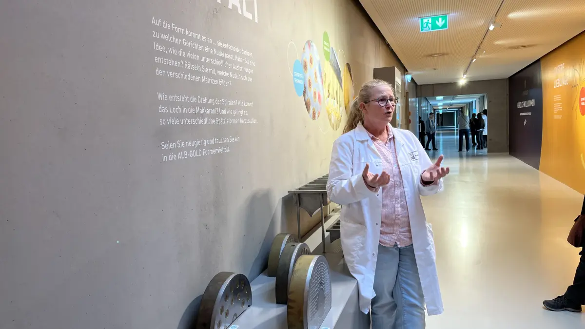 Mehrwerttour der Südwest Presse Neckar Alb beim Nudelhersteller Alb-Gold in Trochtelfingen