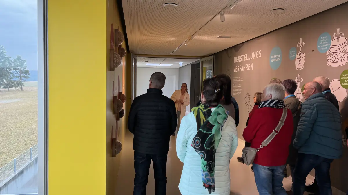 Mehrwerttour der Südwest Presse Neckar Alb beim Nudelhersteller Alb-Gold in Trochtelfingen