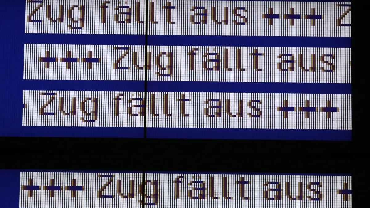 Zugausfälle