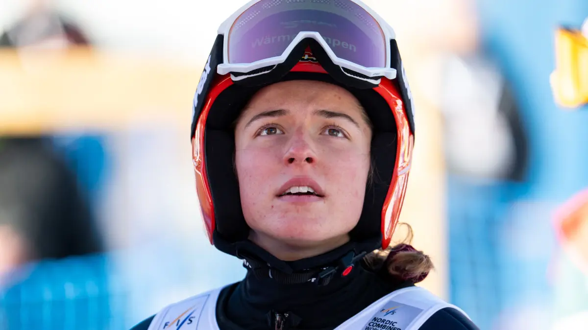 AUT, FIS Viessmann Weltcup Nordische Kombination, Seefeld Triple, Saison 2025/2026, 30.01.2026: ARMBRUSTER Nathalie (Deutschland),
AUT, FIS Viessmann Weltcup Nordische Kombination, Seefeld Triple, Skispringen Normalschanze, Saison 2025/2026, 30.01.2026
Foto: Eibner-Pressefoto/Michael Memmler