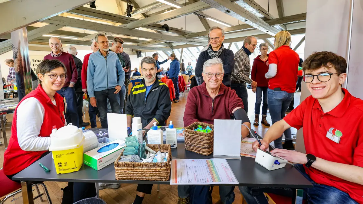 Männergesundheitstag im Haus der Bildung in Schwäbisch Hall, Volkshochschule - Gesundheit Männer, Aktionstag im Erhard-Eppler-Saal.