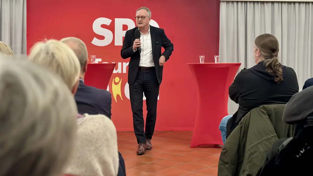 SPD Landtagswahl Andreas Stoch Ronja Nothofer-Hahn Yannik Hummel Spitalhof Spitalhofsaal Reutlingen 30. Januar 2026