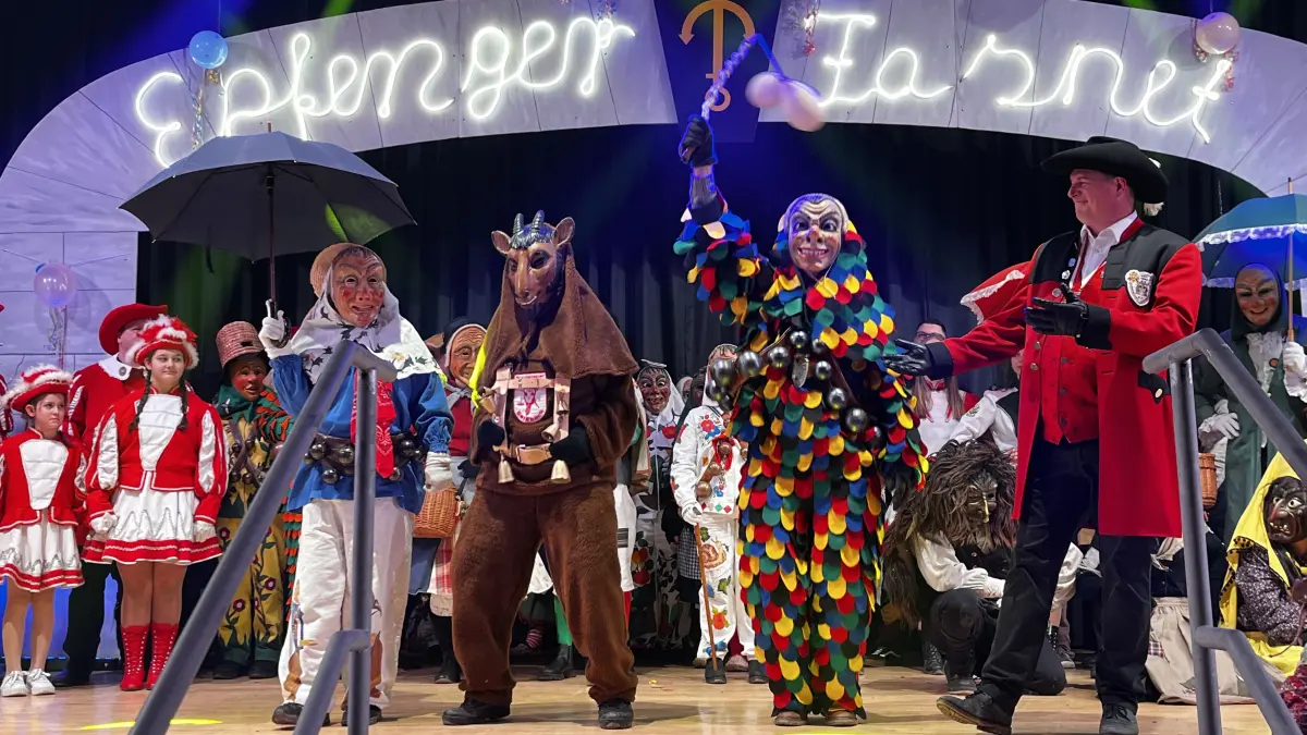 Ringtreffen Empfingen bei der Vorstellung der Zünfte des Ringes.