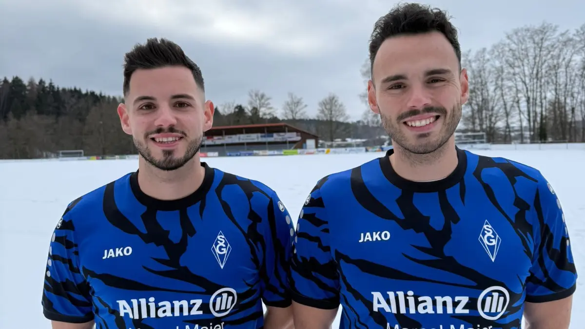 Belmin und Samed Ajdinovic sind seit 2024 zurück bei ihrem Heimatverein SG Vöhringen.