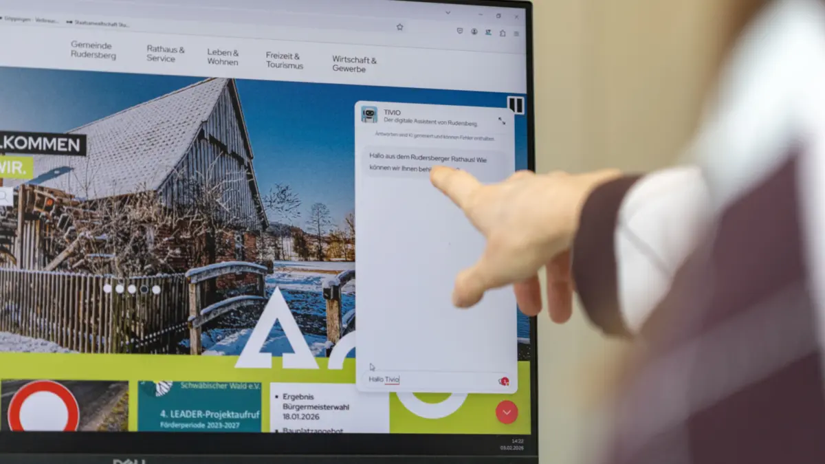 Bürgernähe aus Rechberghausen digitaler Assistent TIVIO