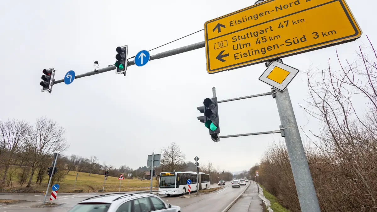 Eislingen verkauft Ampel Westtangente Nordverbindung Solitude