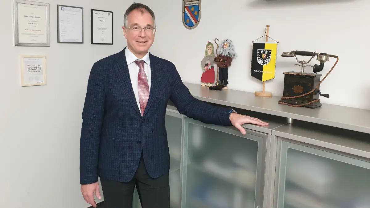 Griesingens Bürgermeister Oliver Klumpp