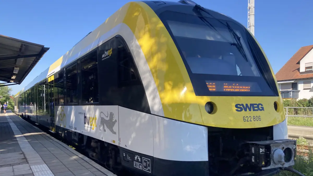 SWEG Zug Bisingen Verkehr
